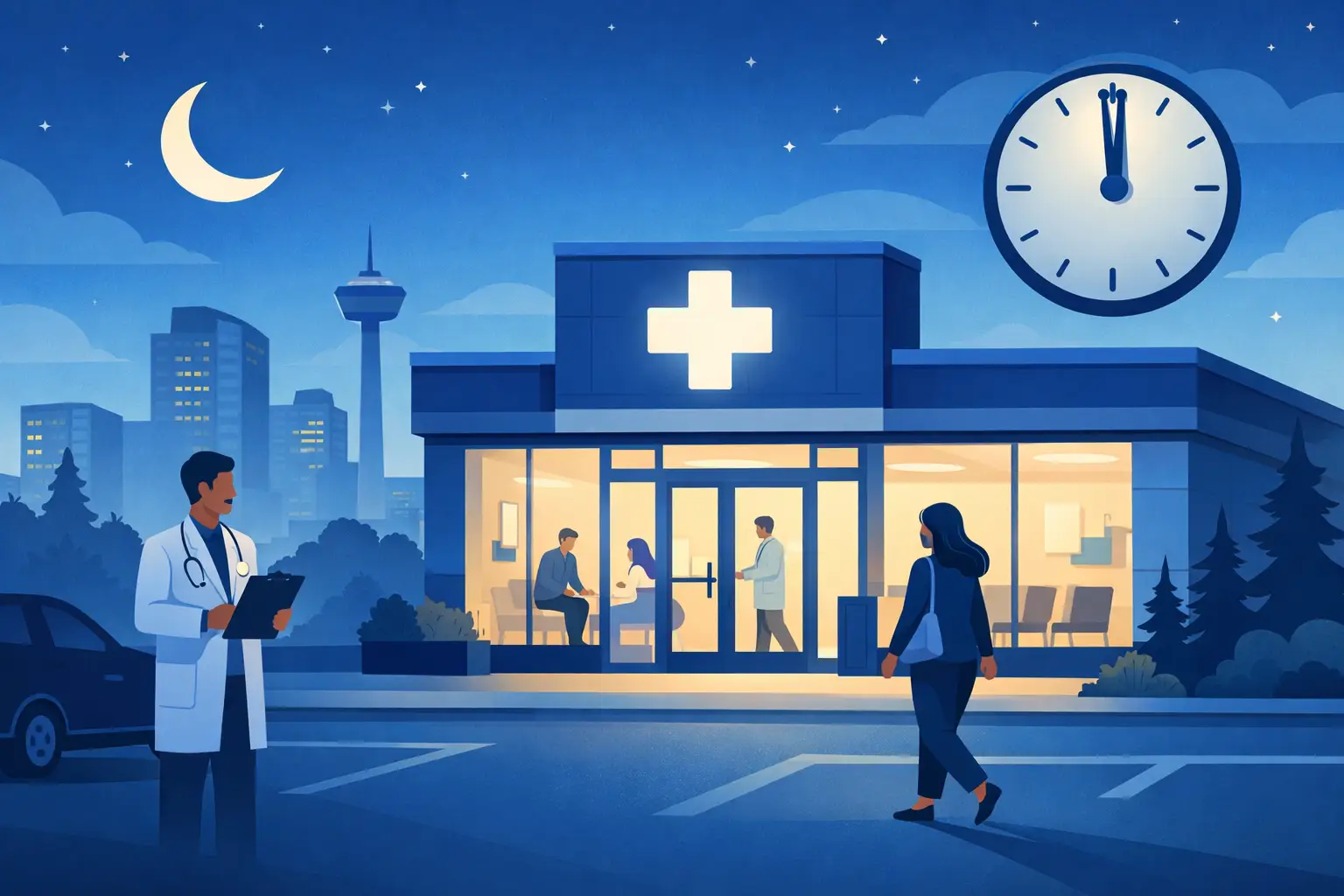 Walk In Clinic Open Until Midnight in Calgary